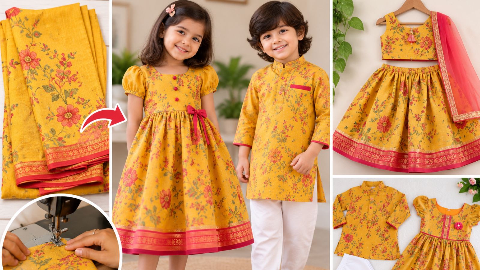 Old Saree Reuse Ideas, PC - AI