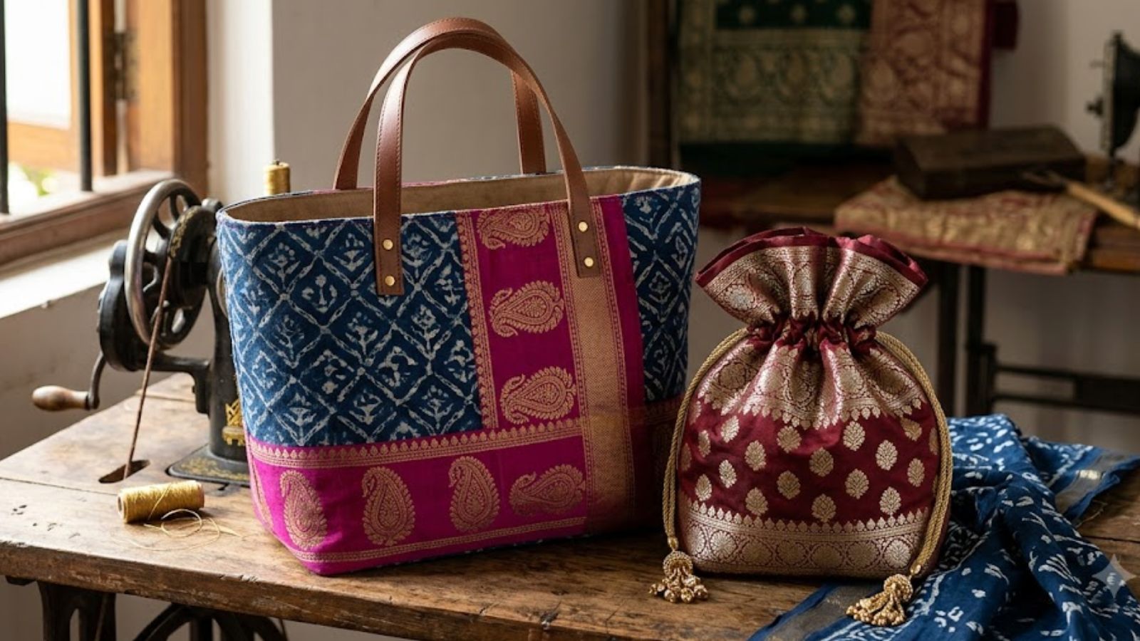 Old Saree Reuse Ideas, PC - AI