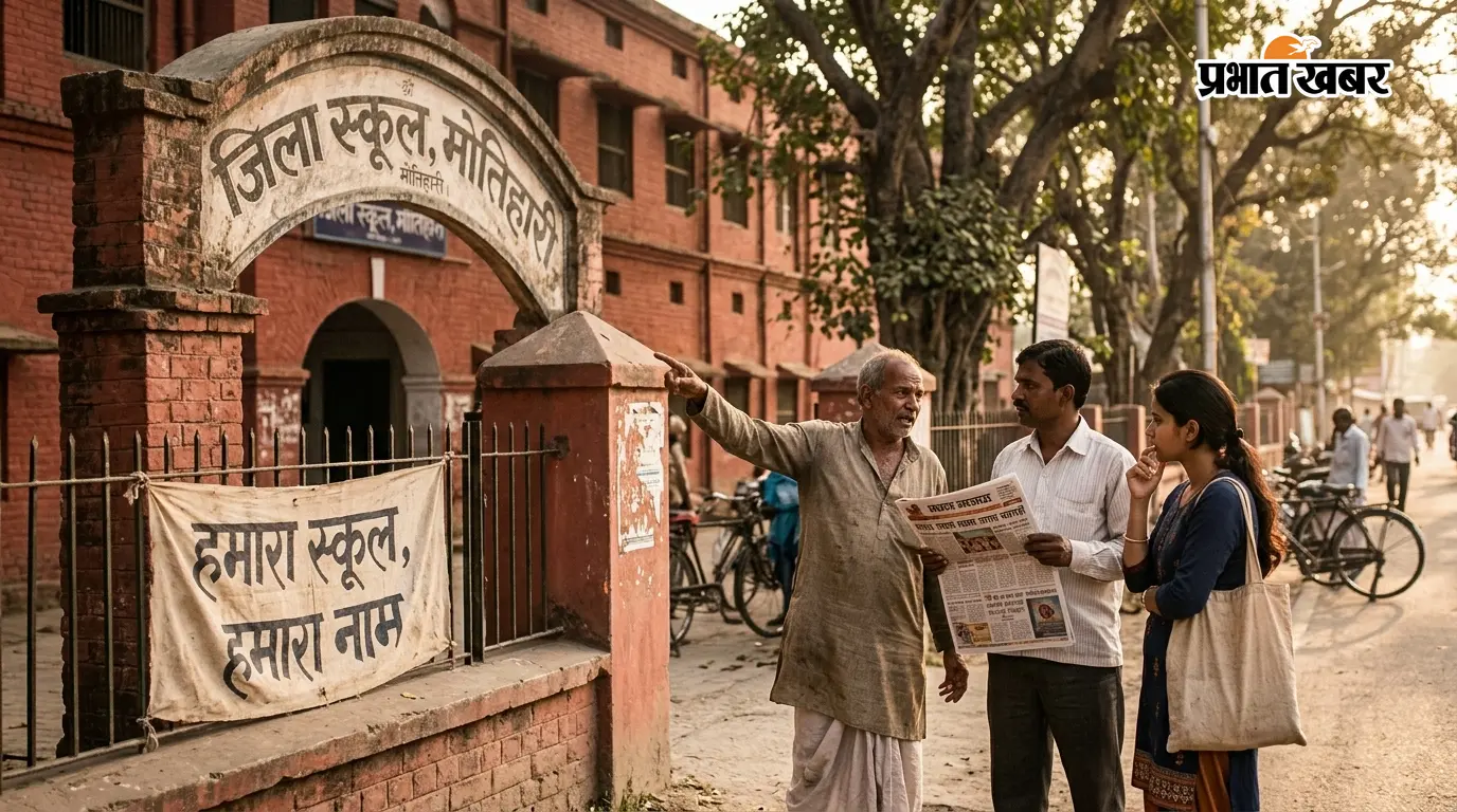 मोतिहारी जिला स्कूल का नाम क्यों बदला गया? जानिए सरकार का फैसला और लोगों की आपत्ति