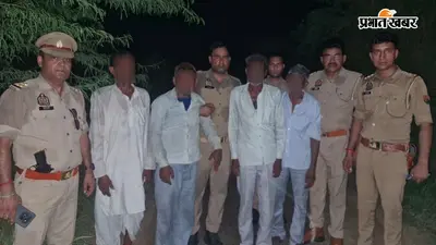फिरोजाबाद एनकाउंटर में चोरी गैंग का पर्दाफाश, आगरा के 5 शातिर चोर गिरफ्तार, एक के पैर में लगी गोली