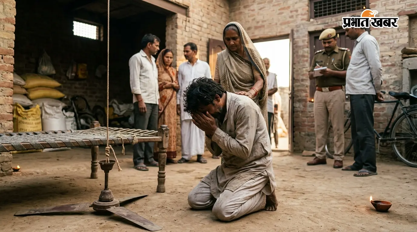 कलह ने छीनीं दो सांसें, पत्नी की मौत से टूटा पति, पहले खाया जहर, फिर फंदे से झूलकर दे दी अपनी कुर्बानी