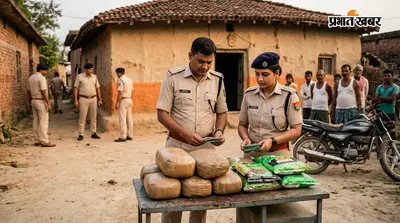 परिहार पुलिस की बड़ी कार्रवाई, 13.5 किलो गांजा किया बरामद, तस्कर मौके से हुआ फरार