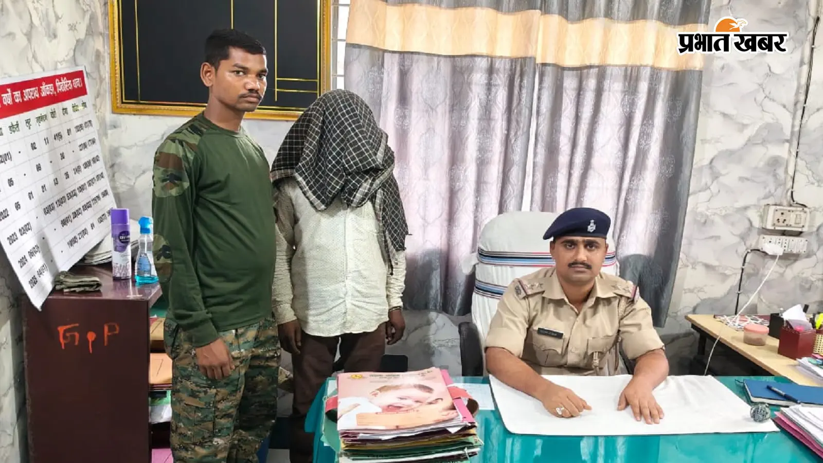 पिठोरिया बिजली सब-स्टेशन डकैती कांड का फरार आरोपी गिरफ्तार, न्यायिक हिरासत में भेजा गया