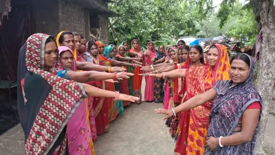 नशे के खिलाफ जीविका दीदियों की हुंकार, हर घर को नशामुक्त बनाने का संकल्प