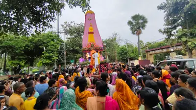 जहानाबाद में भक्ति की बही बयार, भगवान जगन्नाथ की भव्य रथ यात्रा में उमड़ा श्रद्धालुओं का सैलाब