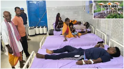 गिरिडीह के झरखट्टा गांव में खुखड़ी खाने से 7 लोग बीमार, सदर अस्पताल में भर्ती