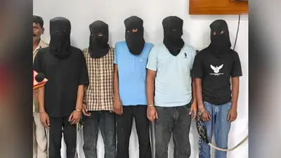 रहिका में पुलिस टीम पर हमले और बाइक लूटकांड का खुलासा, 5 अपराधी गिरफ्तार