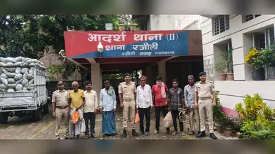 नवादा के रजौली में पुलिस की बड़ी कार्रवाई, सात वारंटी गिरफ्तार