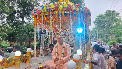 सीवान के गुठनी में निकली भगवान जगन्नाथ की भव्य रथयात्रा, हजारों श्रद्धालुओं ने खींचा रथ