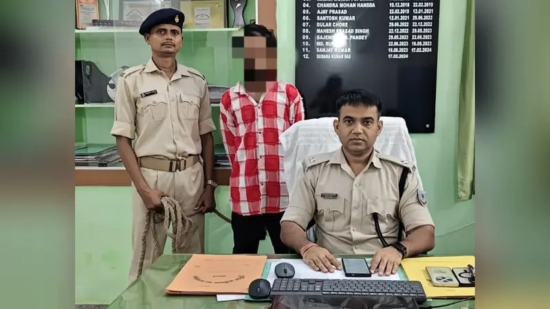 महिला से मंगलसूत्र छिनतई करने वाला धराया, गया जेल