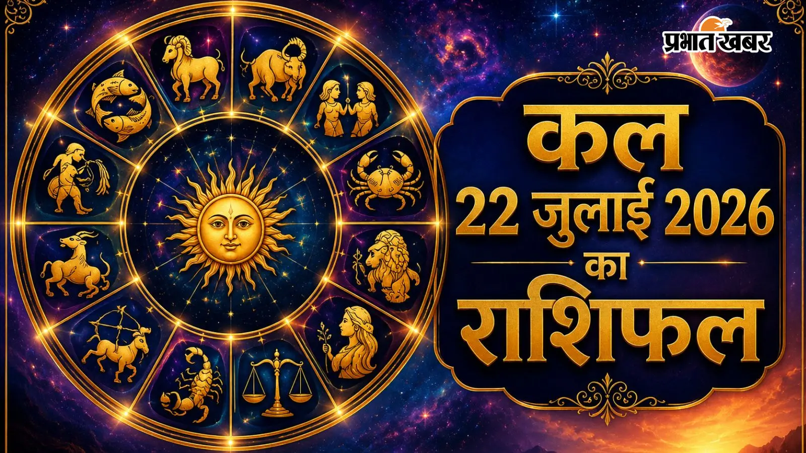 कल का राशिफल: मेष से मीन तक जानें किसकी चमकेगी किस्मत, किनकी बढ़ेंगी चुनौतियां? पढ़ें 12 राशियों का संक्षिप्त राशिफल