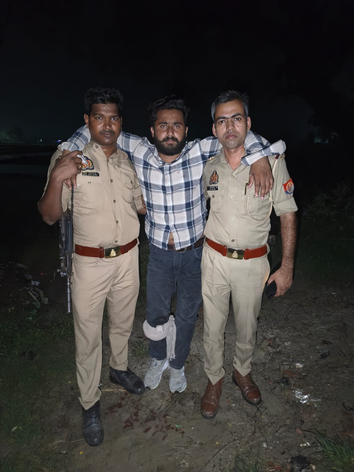मुठभेड़ के बाद लगी गोली 