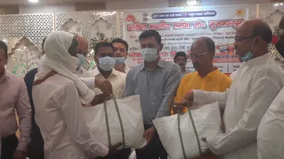 'टीबी मुक्त भारत अभियान' के तहत सर्राफा संघ की अनूठी पहल, 200 मरीजों को बांटी गई पोषण किट