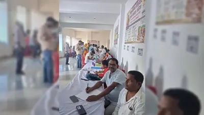 सहयोग शिविर में उमड़ी भीड़, कई विभागों के पदाधिकारी रहे नदारद