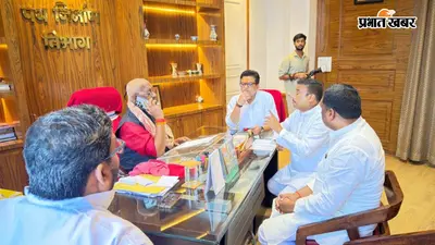 औरंगाबाद: NH-139 फोरलेन निर्माण को लेकर पथ निर्माण मंत्री से मिले ओबरा विधायक प्रकाश चंद्रा, तकनीकी बाधाएं जल्द दूर होने का दावा