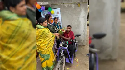 नवादा: सहयोग शिविर में 38 आवेदन पहुंचे, 12 का मौके पर हुआ समाधान, DDC ने लाभुक को सौंपा ई-रिक्शा