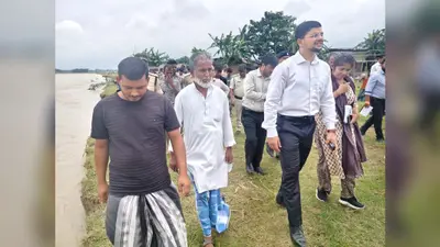 कनकई नदी के कटाव ने बढ़ाई चिंता, डीएम ने मौके पर पहुंचकर दिए युद्धस्तर पर बचाव कार्य के निर्देश