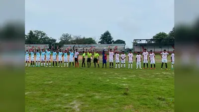 खूंटी: डीएवी का कलस्टर स्तर प्रतियोगिता की शुरूआत, बच्चों ने खेला फुटबॉल मैच
