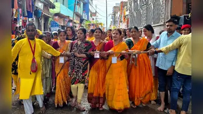 नवादा: भक्ति और उत्साह के साथ निकली भगवान जगन्नाथ की रथयात्रा, 'जय जगन्नाथ' के जयघोष से गूंजा शहर