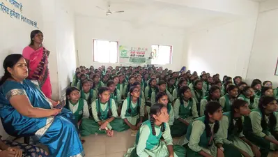 हजारीबाग में चलाया गया 'बेटी बचाओ, बेटी पढ़ाओ अभियान', छात्राओं को किया गया साइबर सुरक्षा के प्रति जागरूक