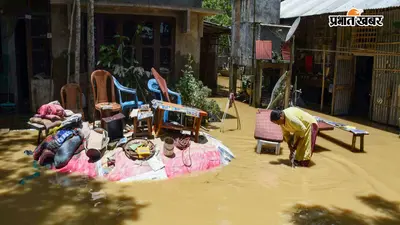 असम में बाढ़ ने मचाई तबाही : नदियां उफान पर, गांव जलमग्न, 24 घंटे में 21 की मौत