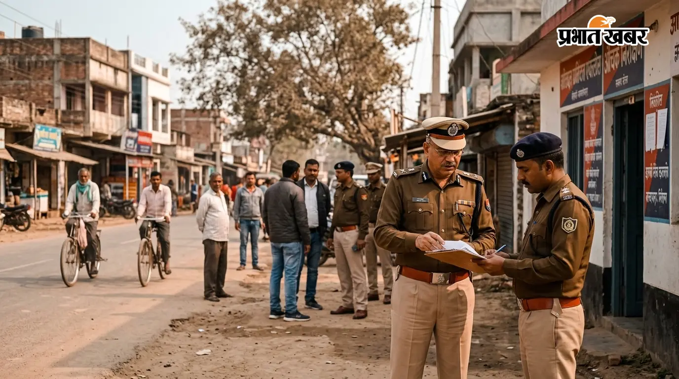 एसएसपी का औचक निरीक्षण, मुफ्फसिल और मनुआपुल क्षेत्र में परखी कानून-व्यवस्था