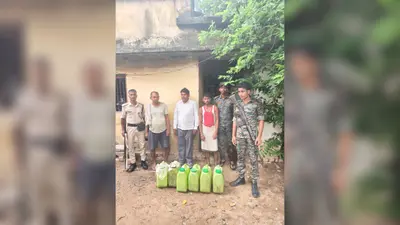 औरंगाबाद के ओबरा में छापेमारी, 85 लीटर देसी शराब के साथ तीन तस्कर गिरफ्तार
