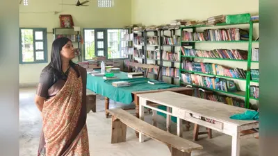 Sheohar News: डीएम प्रतिभा रानी ने आदर्श मध्य विद्यालय का किया निरीक्षण, शिक्षा व्यवस्था सुधारने के दिए निर्देश