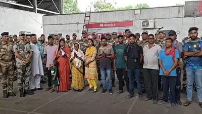 खलारी में CISF ने मृत चालक के परिवार को सौंपे 1.62 लाख