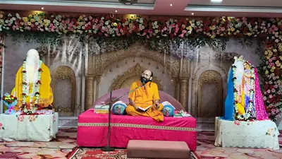 रामगढ़ में संगीतमय प्रवचन का तीसरा व अंतिम दिवस संपन्न