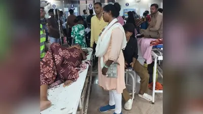 JMM के प्रतिनिधिमंडल पहुंचे एमजीएम अस्पताल, जाना मलेरिया मरीजों का हाल जाना