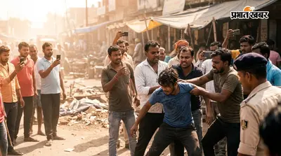 मोबाइल छिनतई के शक में युवक की पिटाई, वीडियो वायरल