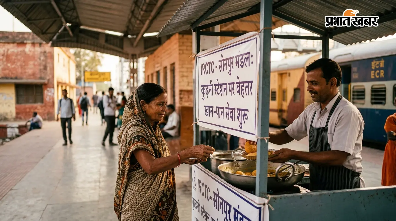 सोनपुर मंडल के छोटे स्टेशनों पर सुधरेगी खान-पान सेवा, कुढ़नी समेत 7 स्टेशनों को मिली सौगात