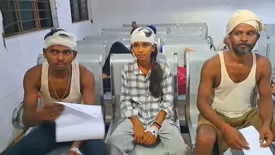 जमीन विवाद में दो पक्षों के बीच खूनी संघर्ष, जमकर चले पत्थर, पांच लोग घायल, दोनों पक्षों ने दिया आवेदन