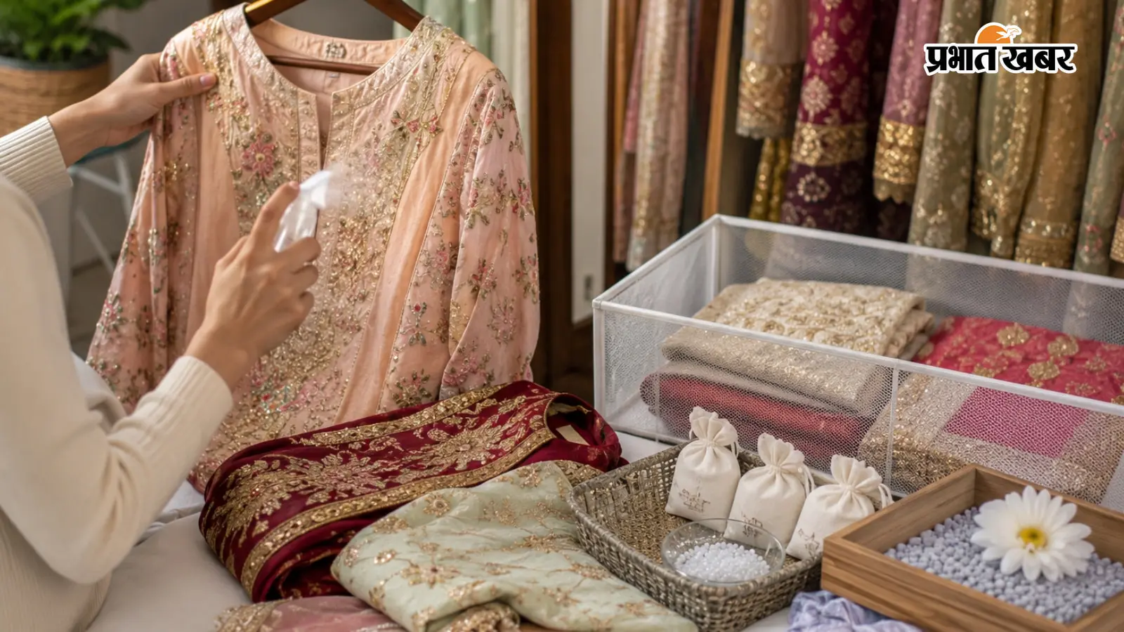अलमारी में रखे लहंगे-साड़ी से आ रही है बदबू? बिना धोए ऐसे करें फ्रेश