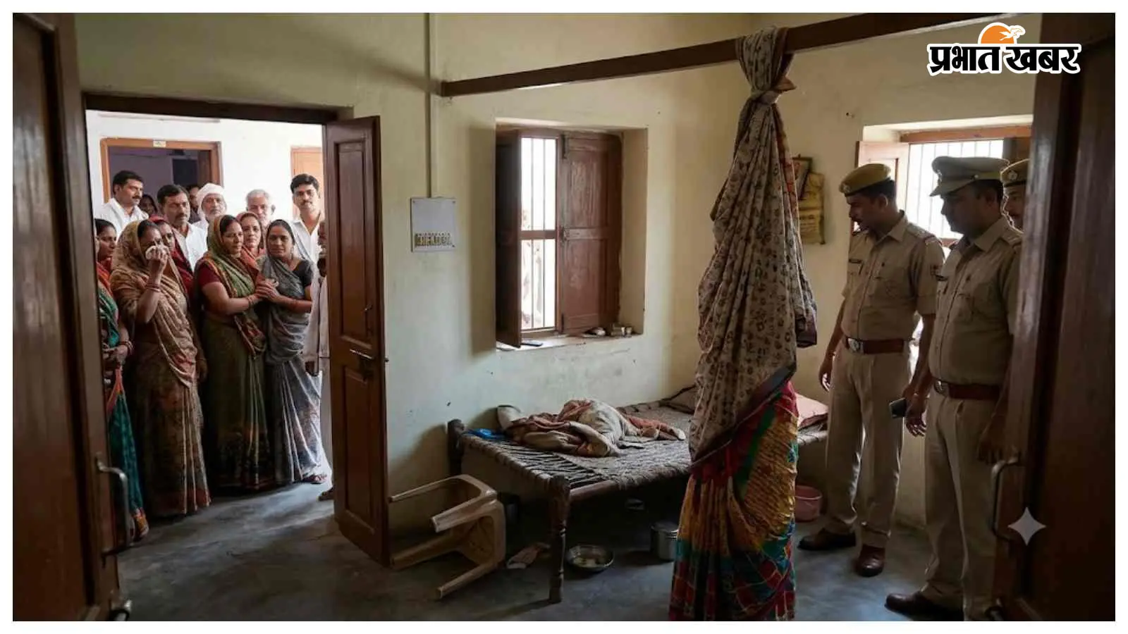 घर में फंदे से लटका मिला विवाहिता का शव, गांव में पसरा मातम