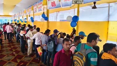 जहानाबाद रोजगार मेले में उमड़े हजारों युवा, 22 से अधिक कंपनियों ने 2000 से ज्यादा नौकरियों का दिया अवसर
