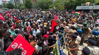 पटना में हुए प्रदर्शन पर पुलिस का एक्शन, 500 अज्ञात पर FIR, 40 हिरासत में, YouTubers भी रडार पर