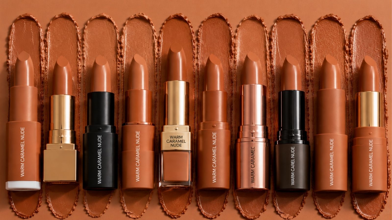 Warm Caramel Nude Lipstick (PC: AI Image)