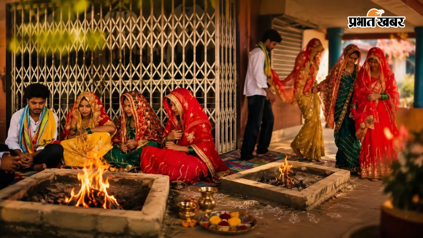 अमरोहा में 3 सगी बहनों ने एक ही युवक से रचाई शादी, मंदिर की वायरल रील पर मचा हंगामा