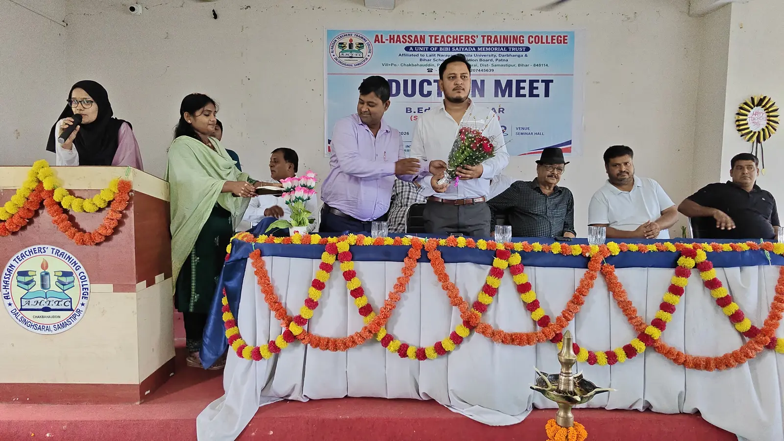 दलसिंहसराय: अल हसन टीचर्स ट्रेनिंग कॉलेज में बीएड नवप्रवेशित छात्रों का इंडक्शन मीट आयोजित