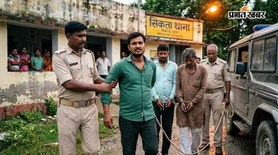 सिकटा में तीन आरोपियों की गिरफ्तारी, हत्या के प्रयास के केस के अभियुक्त समेत दो वारंटी भेजे गए जेल