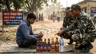 भारत-नेपाल सीमा पर नेपाली शराब के साथ नाबालिग पकड़ा गया, पुलिस ने की कार्रवाई