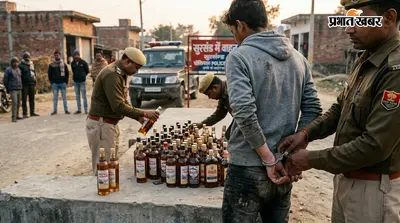 सुरसंड में वाहन जांच के दौरान 90 बोतल नेपाली शराब बरामद, एक तस्कर गिरफ्तार