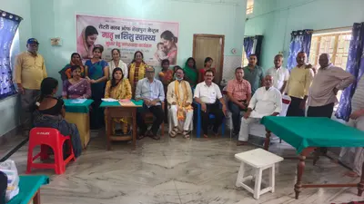 शेखपुरा : रोटरी क्लब ने लगाया मातृ-शिशु स्वास्थ्य जागरूकता शिविर, 32 महिलाओं और बच्चों की हुई जांच