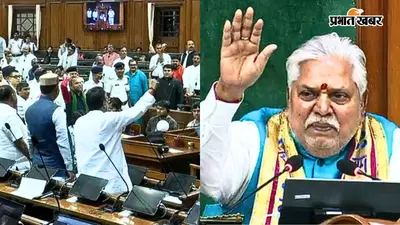 बिहार विधानसभा में आखिरी दिन भी बवाल, छात्रों पर फायरिंग के मुद्दे पर हंगामा, 5 मिनट में सदन स्थगित
