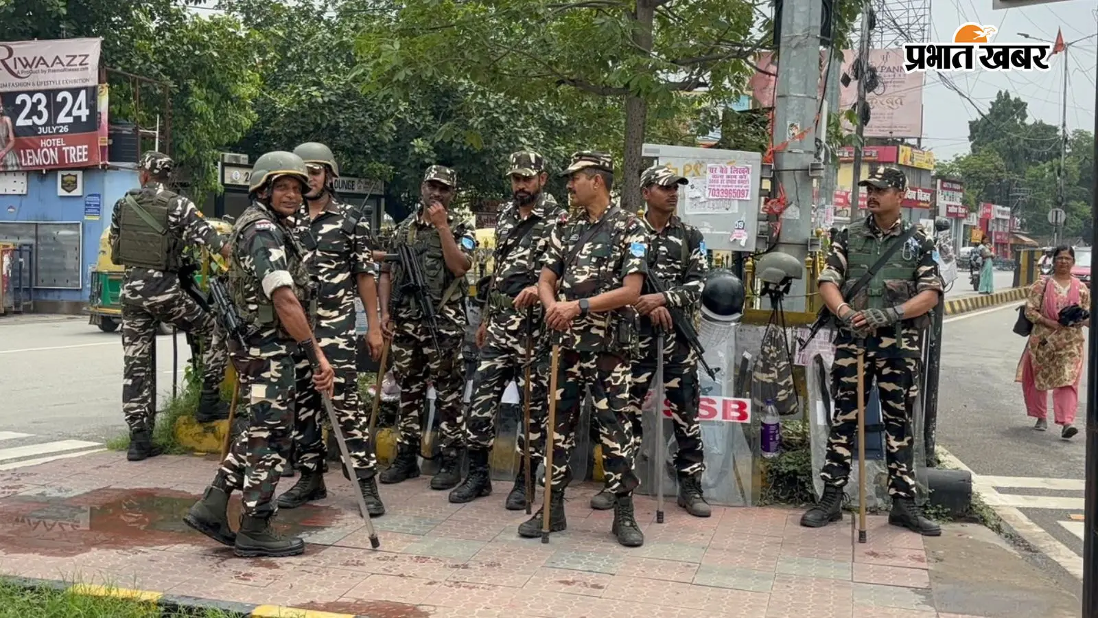 पूरे बिहार में चप्पे-चप्पे पर भारी पुलिस बल तैनात, छात्रों को रोकने के लिए वॉटर कैनन-आंसू गैस के गोले भी तैयार