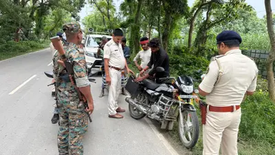 फलका पुलिस का हाईवे पर सघन वाहन जांच अभियान, नियम तोड़ने वालों से वसूला जुर्माना