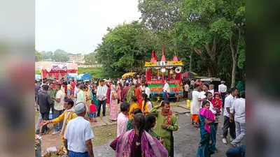 सिलवार में घुरती रथ यात्रा मेला संपन्न, भगवान मौसी बाड़ी से रथ पर सवार होकर पहुंचे अपने घर