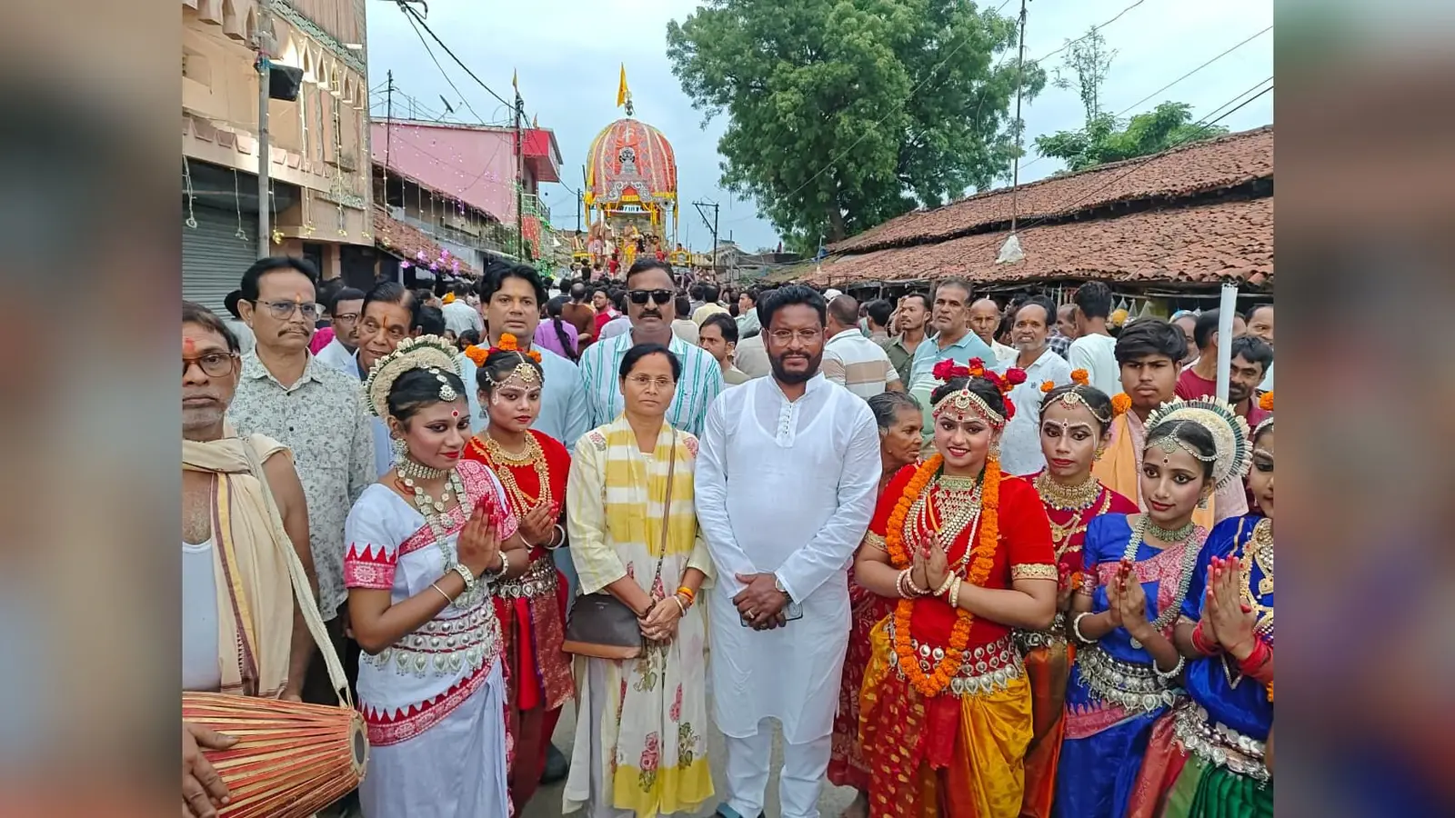 खरसावां में श्रद्धा व उल्लास के साथ निकली भगवान जगन्नाथ की बाहुड़ा यात्रा